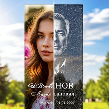 Различные варианты оформления памятника