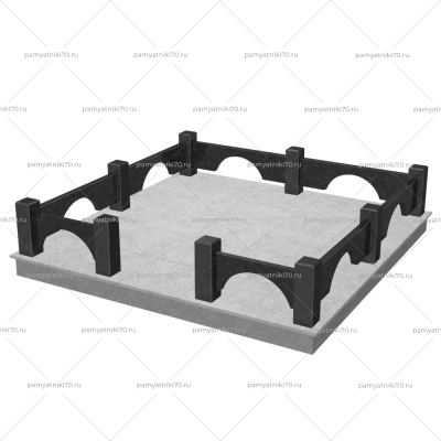 Гранитный цоколь № 009